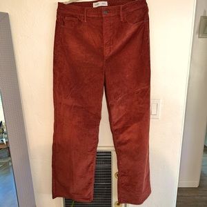 Never Worn Corduroy Wide Leg Extra High Rise Pants
